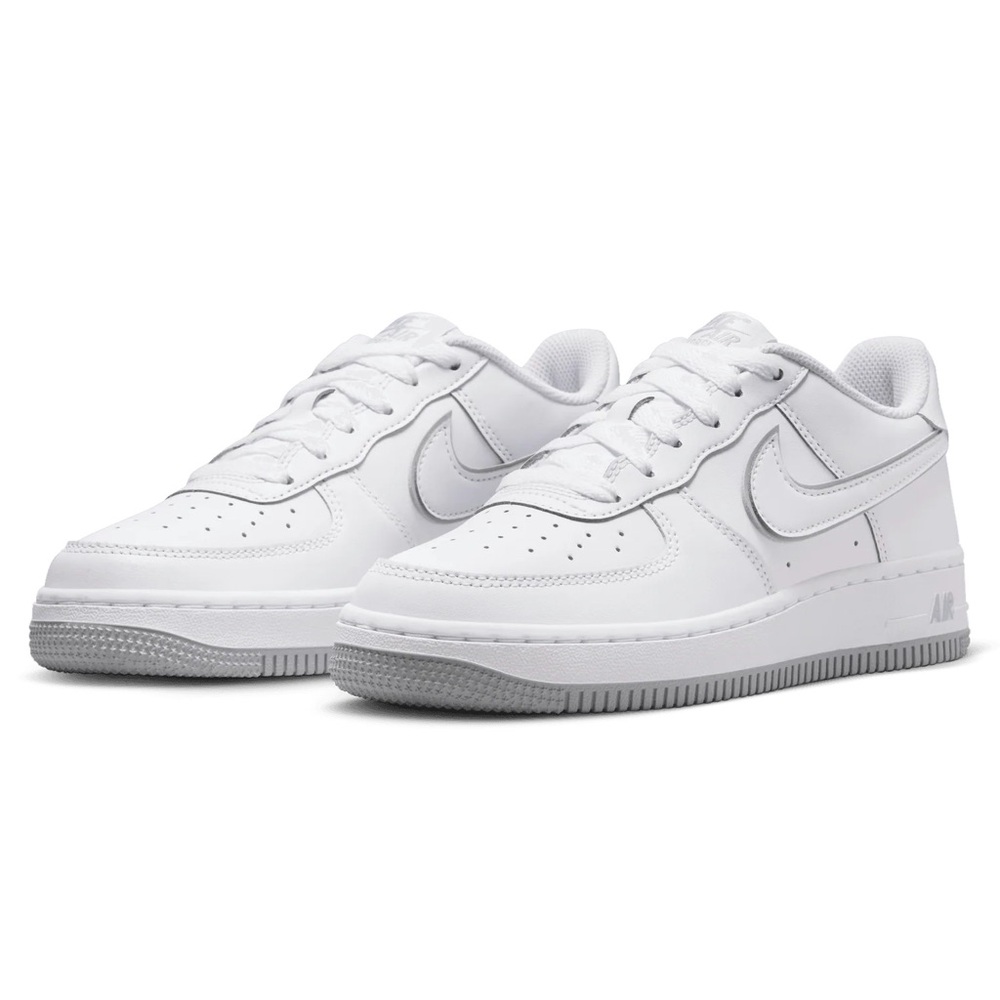 NEW IN BOX Nike Air Force 1 (GS) - White / Wolf Grey